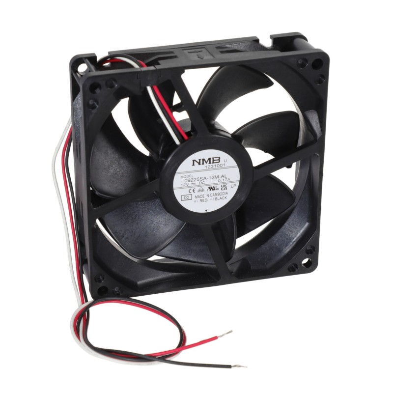 1 pcs : 09225SA-12M-AL-D0 - FAN AXIAL 92X25MM 12VDC WIRE