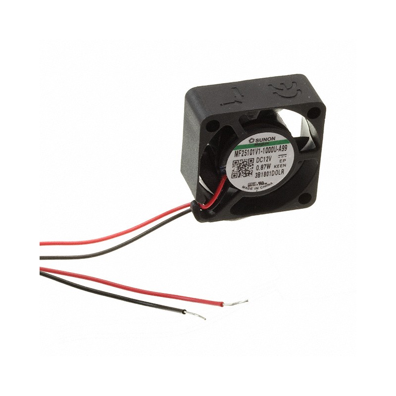 1 pcs : MF25101V1-1000U-A99 - FAN AXIAL 25X10MM 12VDC WIRE