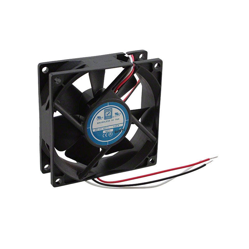 1 pcs : OD8025-12HB01A - FAN AXIAL 80X25MM 12VDC WIRE