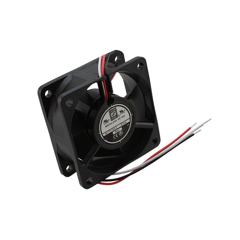 1 pcs : OD6025-24HB01A - FAN AXIAL 60X25MM 24VDC WIRE