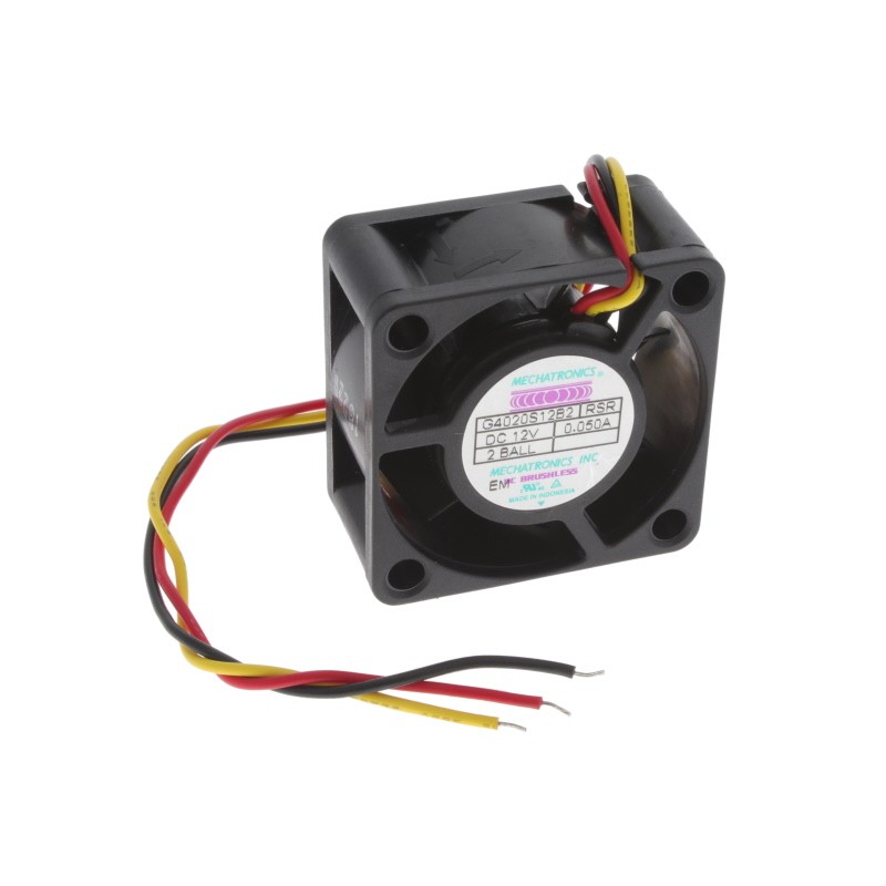 1 pcs : G4020S12B2-RSR-EM - FAN AXIAL 40X20MM 12VDC WIRE