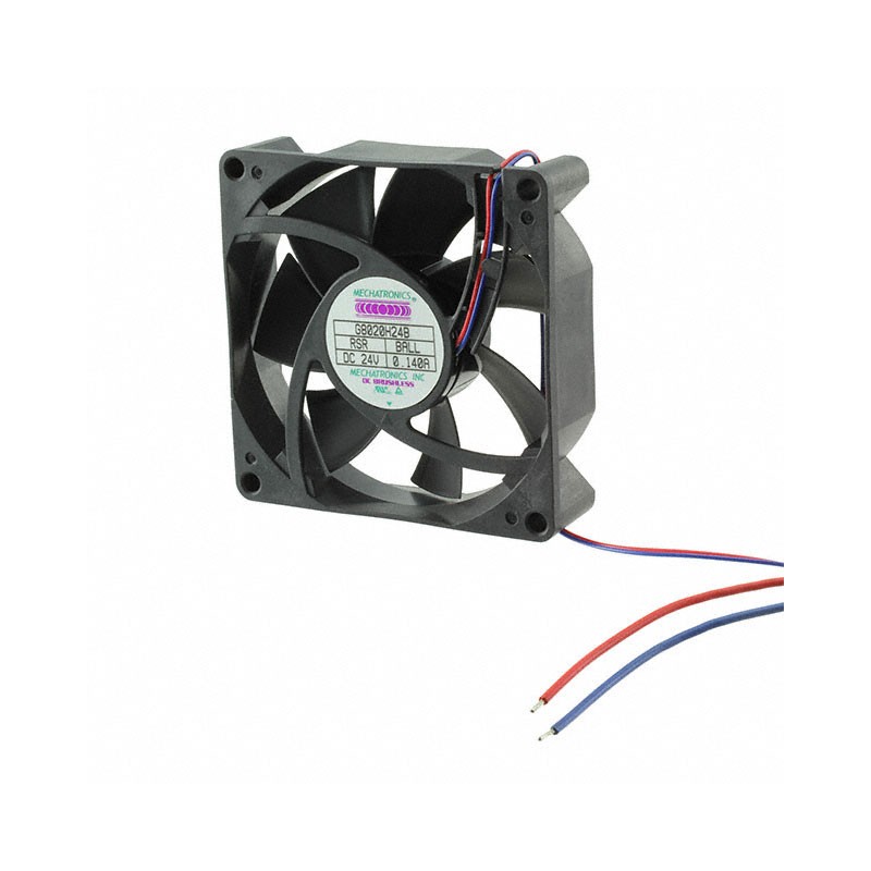 1 pcs : G8020H24B-RSR - FAN AXIAL 80X20.8MM 24VDC WIRE