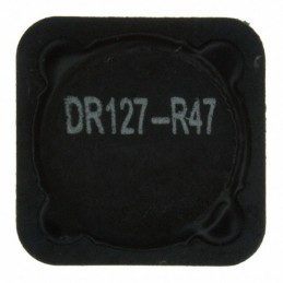 1 pcs : DR127-R47-R - FIXED IND 470NH 17.9A 1.95 MOHM