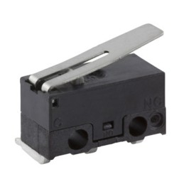1 pcs - ZF Hinge Lever Micro Switch, Right Angle PCB Terminal, 3 A @ 125 V ac, SPDT