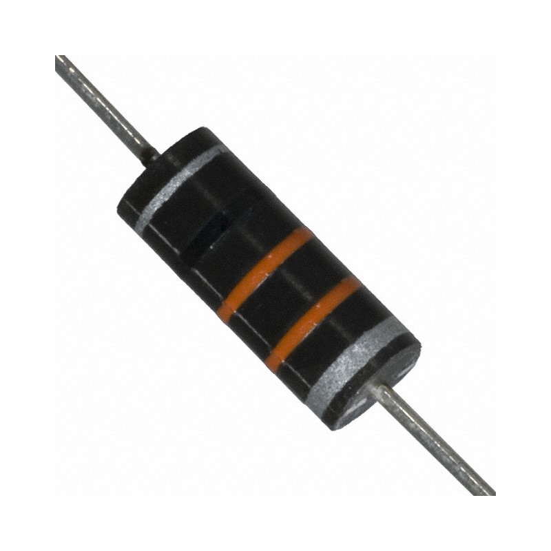 1 pcs : 9250A-333-RC - FIXED IND 33UH 240MA 1.37 OHM TH