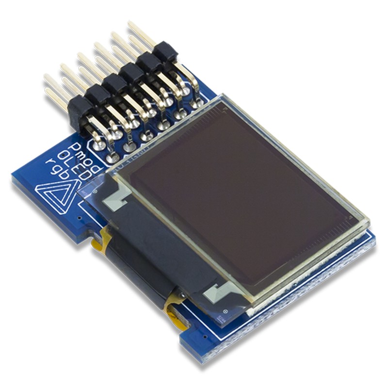 1 pcs - Digilent Pmod OLEDrgb: 96 x 64 RGB OLED Display with 16-bit Color Resolution Expansion Module