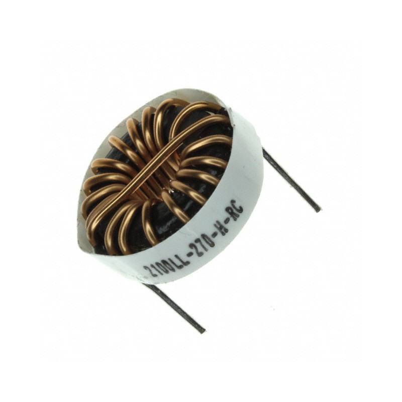 1 pcs : 2100LL-270-H-RC - FIXED IND 27UH 7.3A 12 MOHM TH