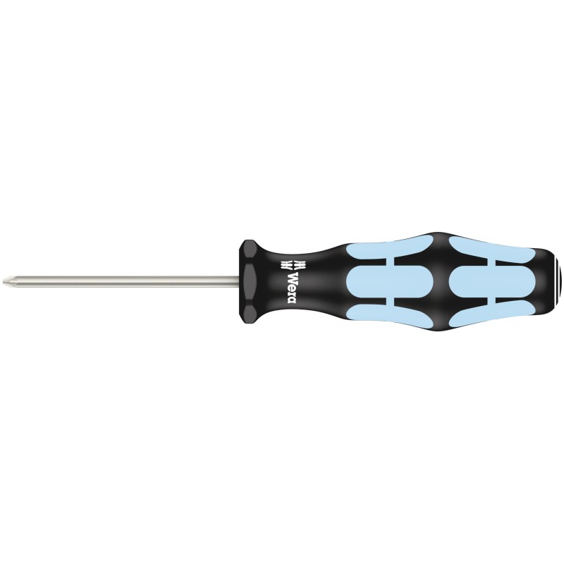 1 pcs - Wera Pozidriv Screwdriver, PZ0 Tip, 60 mm Blade, 141 mm Overall