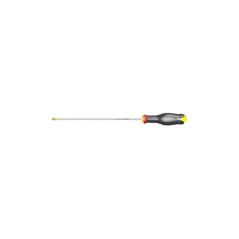 1 pcs - Facom Phillips Screwdriver, PH1 Tip, 250 mm Blade, 359 mm Overall