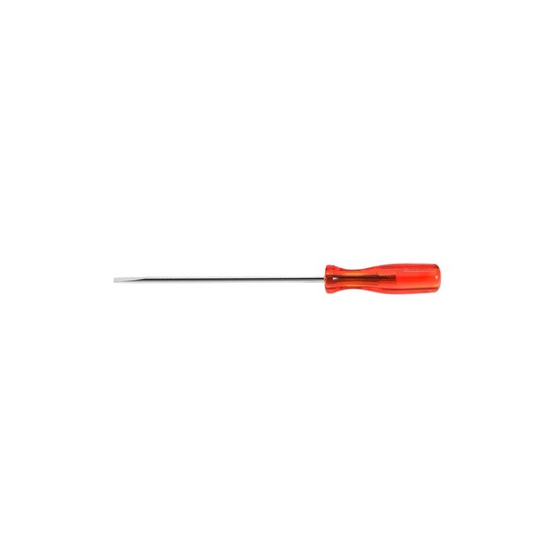 1 pcs - Facom Slotted Screwdriver, 3.5 mm Tip, 75 mm Blade, 155 mm Overall