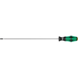 1 pcs - Wera Slotted Screwdriver, 5.5 mm Tip, 300 mm Blade, 398 mm Overall