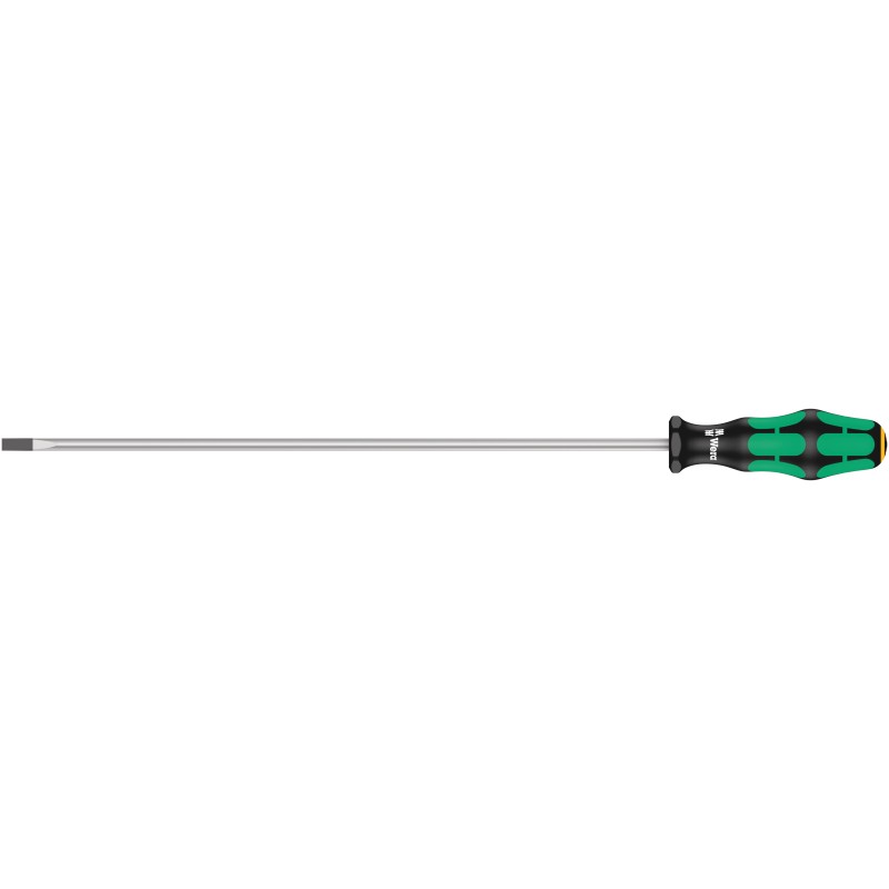 1 pcs - Wera Slotted Screwdriver, 5.5 mm Tip, 300 mm Blade, 398 mm Overall