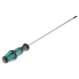 1 pcs - Wera Slotted Screwdriver, 5.5 mm Tip, 300 mm Blade, 398 mm Overall
