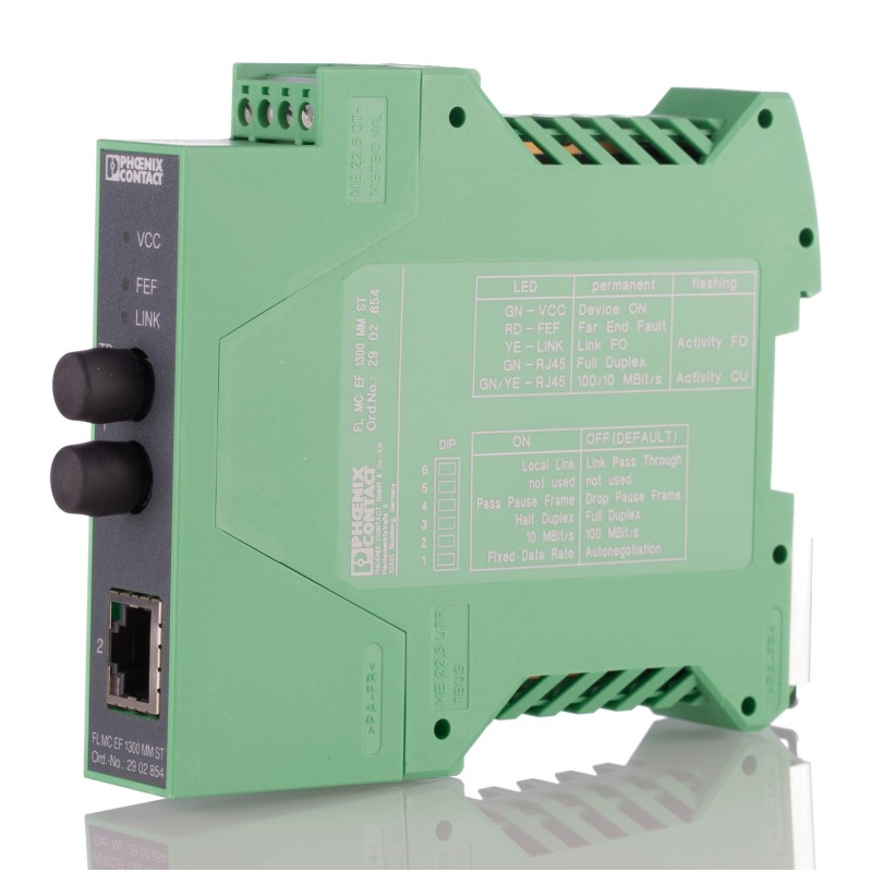 1 pcs - Phoenix Contact 2902854 Fiber Optic Converter