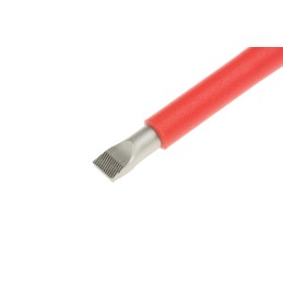 1 pcs - Wera Slotted Insulated Screwdriver, 8 mm Tip, 200 mm Blade, VDE/1000V, 287 mm Overall