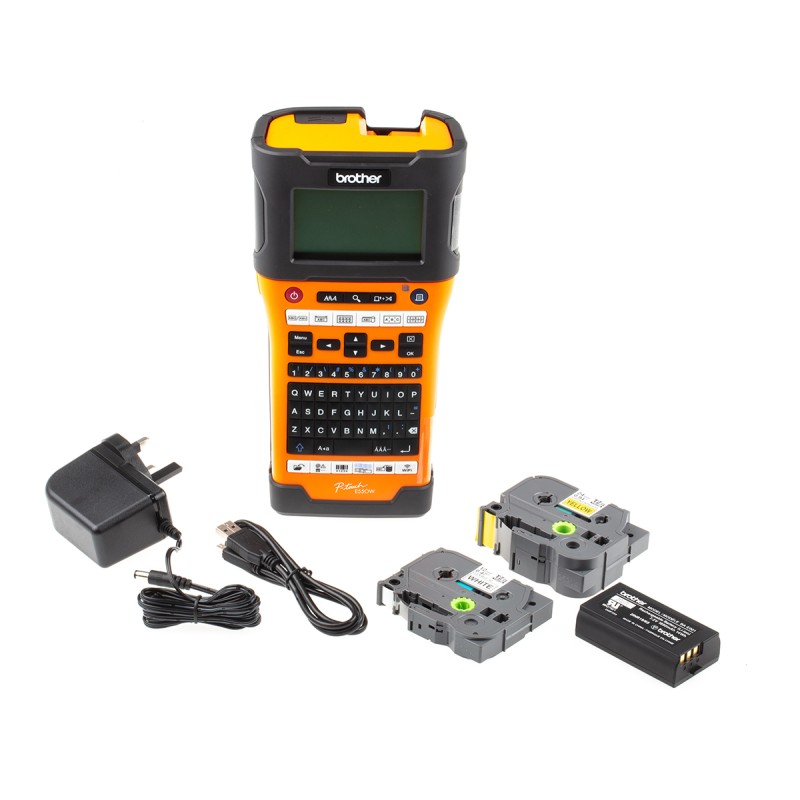 1 pcs - Brother PT-E550WVP Handheld Label Printer, 24mm Max Label Width, UK Plug