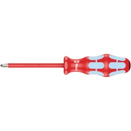 1 pcs - Wera Pozidriv Insulated Screwdriver, PZ2 Tip, VDE/1000V