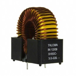 1 pcs : SH50C-3.0-220 - FIXED IND 220UH 3A 70 MOHM TH