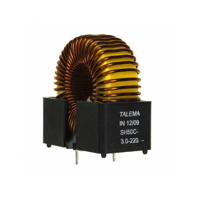 1 pcs : SH50C-3.0-220 - FIXED IND 220UH 3A 70 MOHM TH
