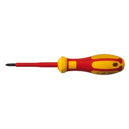 1 pcs - RS PRO Phillips Insulated Screwdriver, PH1 Tip, 80 mm Blade, VDE/1000V, 180 mm Overall