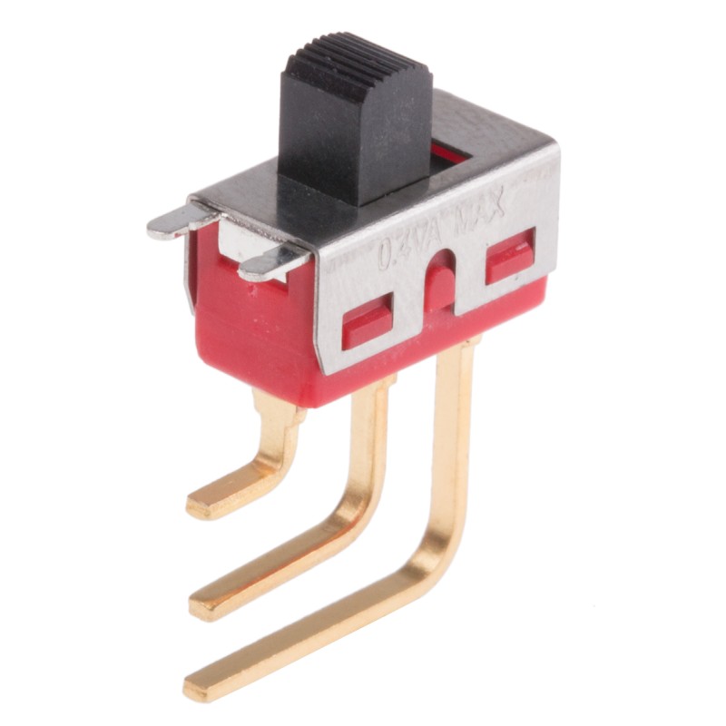 1 pcs - RS PRO PCB Slide Switch SPDT Latching 400 mA @ 20 V Slide