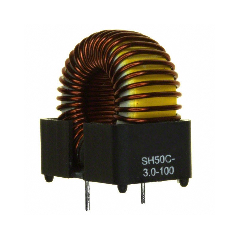 1 pcs : SH50C-3.0-100 - FIXED IND 100UH 3A 40 MOHM TH