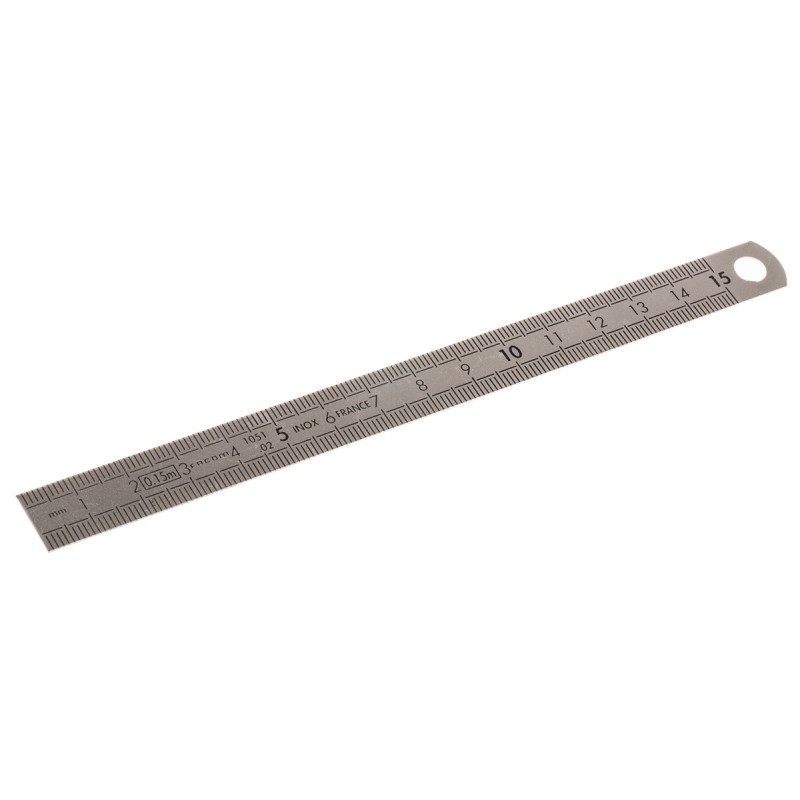 1 pcs - Facom 150mm Stainless Steel Metric Ruler
