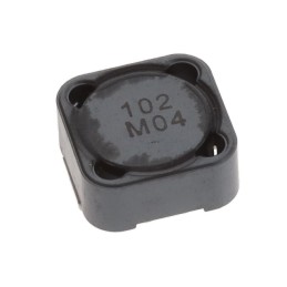 1 pcs : CDRH125L125NP-102MC - FIXED IND 1MH 500MA 1.9MOHM SMD