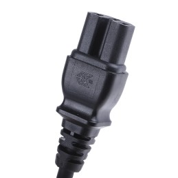 1 pcs - RS PRO IEC C15 Socket to Type G UK Plug Power Cord, 2m