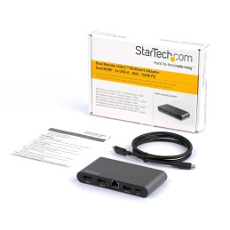 1 pcs - StarTech.com Dual Monitor 4K USB-C USB Docking Stations with HDMI - 2 x USB ports, USB A, USB C