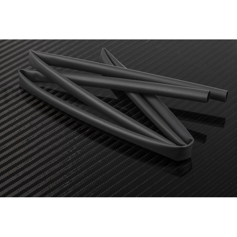 1 pcs - RS PRO Adhesive Lined Heat Shrink Tubing, Black 9.5mm Sleeve Dia. x 1.2m Length 3:1 Ratio