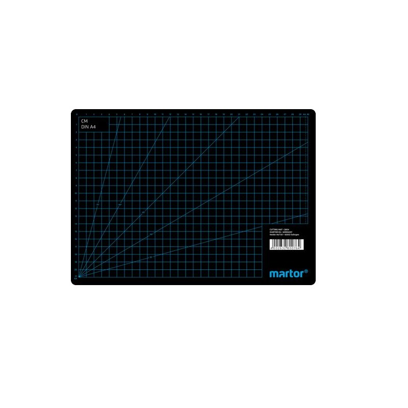 1 pcs - MARTOR 10mm Black Cutting Mat, L320mm x W230mm