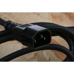1 pcs - RS PRO IEC C14 Plug to IEC C15 Socket Power Cord, 3m