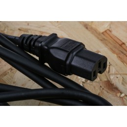 1 pcs - RS PRO IEC C14 Plug to IEC C15 Socket Power Cord, 3m