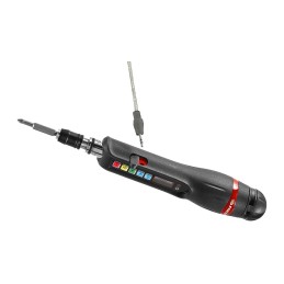 1 pcs - Facom Pre-Settable Phillips, Slotted Torque Screwdriver, 0.4 - 4Nm, 3 mm, 4 mm, 5.5 mm, PH 1, PH 2, PH 3 Drive,