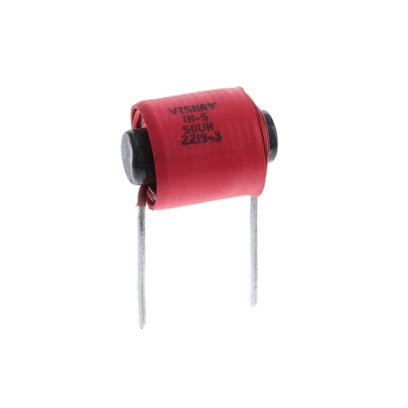 1 pcs : IH05BQ500K - FIXED IND 50UH 8A 30 MOHM TH