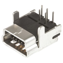 125 pcs - Molex Right Angle, Through Hole, Socket Type B 2.0 USB Connector