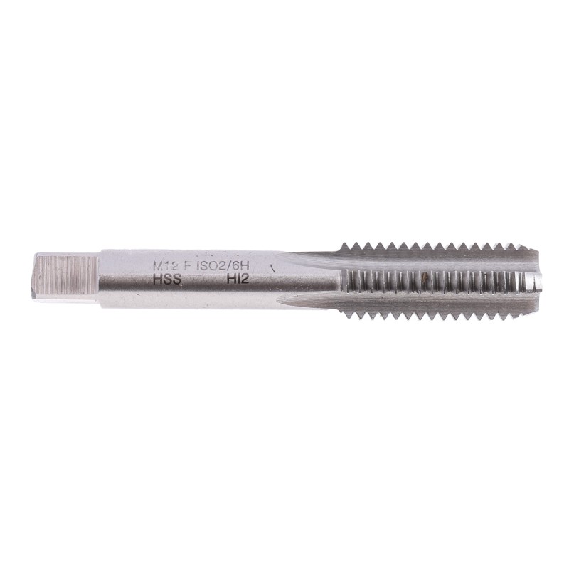 1 pcs - EVENTUS Threading Tap, M12 Thread, 1.75mm Pitch, Metric Standard, Hand Tap