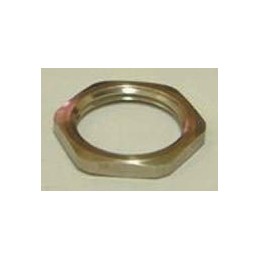 2 pcs - PMA Nickel Nickel Plated Brass Cable Gland Locknut, M32 Thread