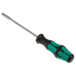 1 pcs - Wera Hexagon Nut Driver, 4 mm Tip, 125 mm Blade, 223 mm Overall