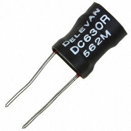 1 pcs : DC630R-562M - FIXED IND 5.6UH 11.7A 7 MOHM TH