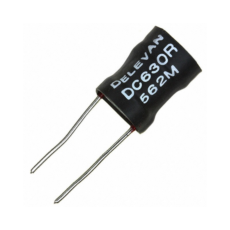 1 pcs : DC630R-562M - FIXED IND 5.6UH 11.7A 7 MOHM TH