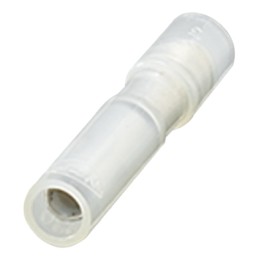 1 Pack of 5 - Nichifu, PC Insulated Female Crimp Bullet Connector, 0.5mm² to 0.75mm², 20AWG to 18AWG, 4.6mm Bullet diameter, Cle