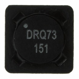 1 pcs : DRQ73-151-R - INDUCT ARRAY 2 COIL 150.9UH SMD