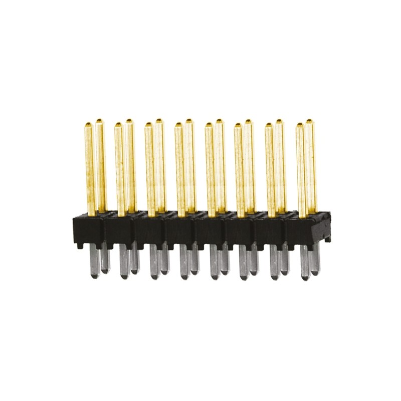 10 pcs - Samtec TSW Series Straight Through Hole Pin Header, 16 Contact(s), 2.54mm Pitch, 2 Row(s), Unshrouded