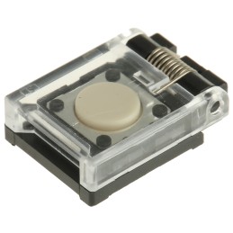 50 pcs - Button Tactile Switch, SPST 50 mA @ 24 V dc Through Hole
