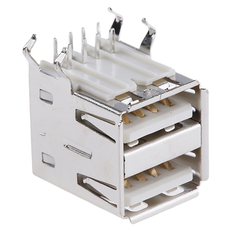 15 pcs - Wurth Elektronik Straight, Through Hole, Socket Type A USB Connector