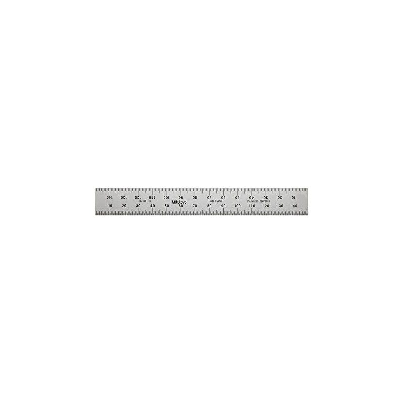 1 pcs - Mitutoyo 150mm Steel Metric Ruler