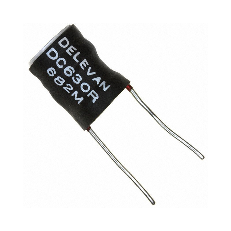 1 pcs : DC630R-682M - FIXED IND 6.8UH 10.5A 8 MOHM TH