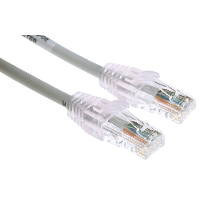 1 pcs - Molex Premise Networks Cat5e Straight Male RJ45 to Straight Male RJ45 Ethernet Cable, U/UTP, Grey PVC Sheath, 7m